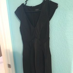 Topshop black bandage dress